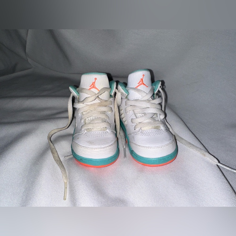 Jordan 5's Miami Colors Infant Size 5c